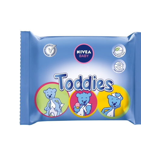 NIVEA Baby Wipes Toddies pack x 60