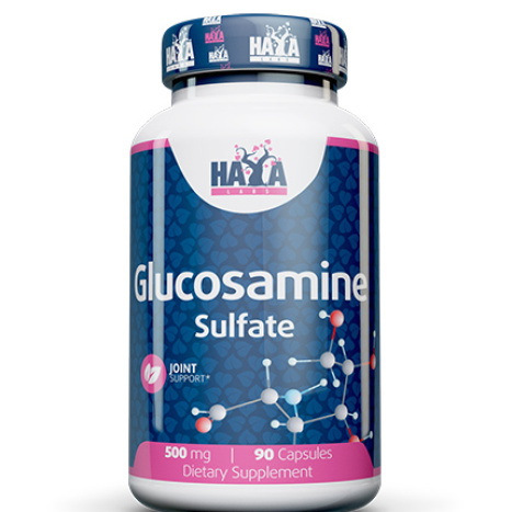 HAYA LABS GLUCOSAMINE SULFATE Глюкозамин сулфат за здрави стави 500mg x 90 caps