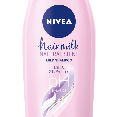NIVEA HC Шампоан за блясък Hairmilk Natural Shine 400ml