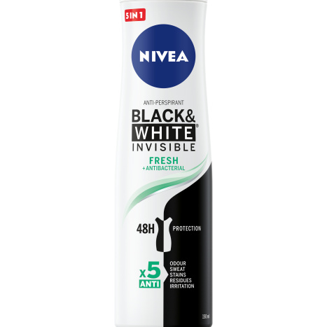 NIVEA Deo Spray for women Invisible on Black & White Fresh 150ml