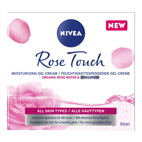 NIVEA Rose Touch Хидратиращ дневен крем 50ml