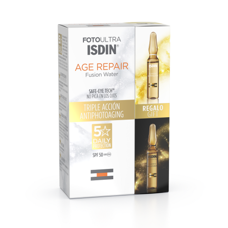 ISDIN PROMO FOTOULTRA AGE REPAIR Anti-aging care cream SPF50 50ml + Day antioxidant serum 2ml + Night restorative serum 2ml