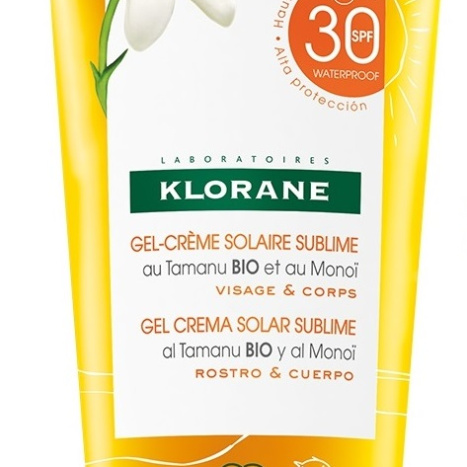 KLORANE POLYSIANES SUN SUBLIME SPF30 гел-крем с масло от Таману и Монои 200ml