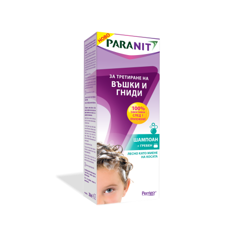 PARANIT shampoo for treating lice and nits 200ml + comb