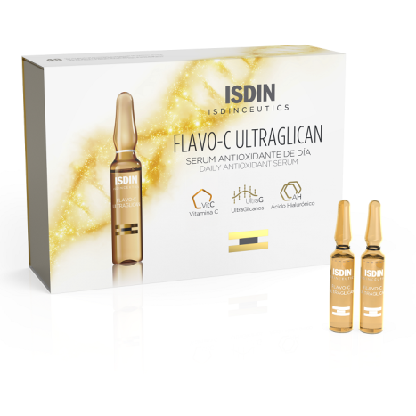 ISDIN ISDINCEUTICS FLAVO-C ULTRAGLICAN Дневен антиоксидантен серум 10x2ml