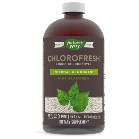 NATURES WAY CHLOROFRESH liquid chlorophyll complex with mint flavor 473ml