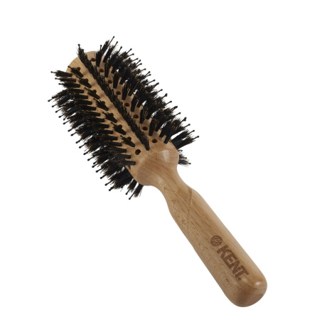 KENT Pure Flow, Hair brush LPF5, wooden, round, large with ventilation