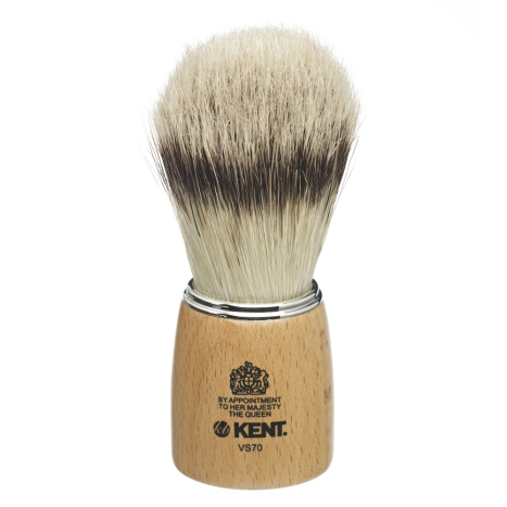 KENT VS70, Shaving brush, wooden, large