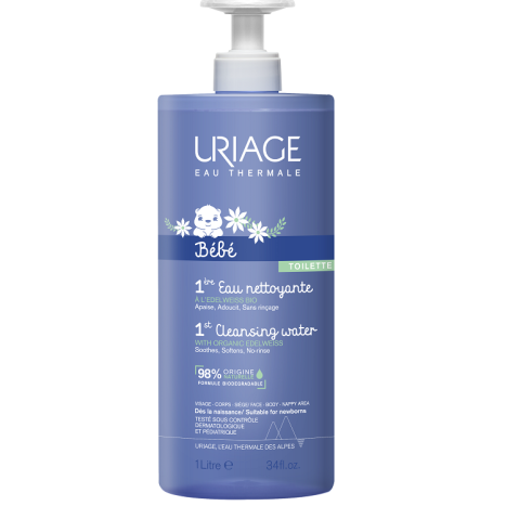 URIAGE BEBE 1 ER EAU cleansing water for babies 1000ml