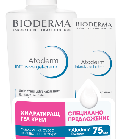 BIODERMA PROMO ATODERM INTENSIVE gel-cream 500ml + gel-cream 75ml