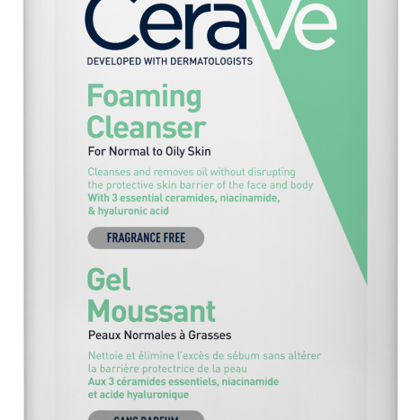 CERAVE washing gel foam, face and body 1000ml