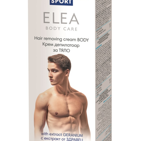 ELEA sport depilatory cream for men with geranium 150ml