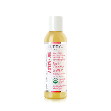 ALTEYA ORGANICS Bio Gel for face wash Vanilla and geranium 150ml