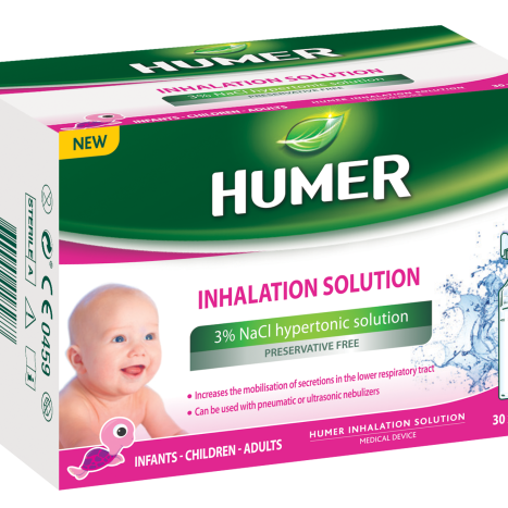 HUMER hypertonic solution for inhalation 3% NaCl monodoses x 30