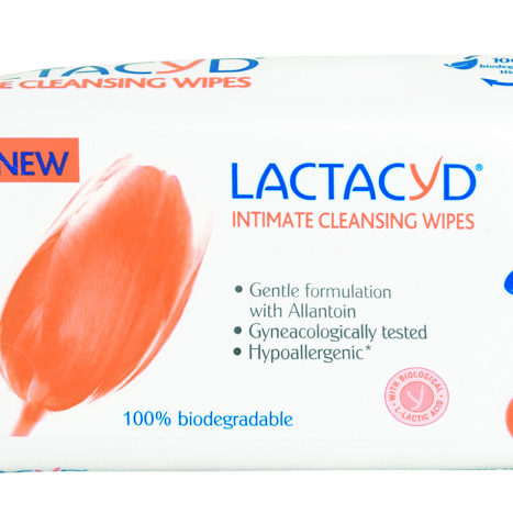 LACTACYD интимни кърпи L-млечна киселина x 15