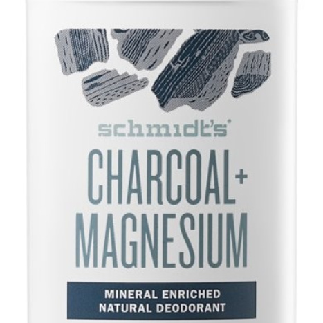 SCHMIDT'S Natural Deodorant Stick Charcoal and Magnesium 92g