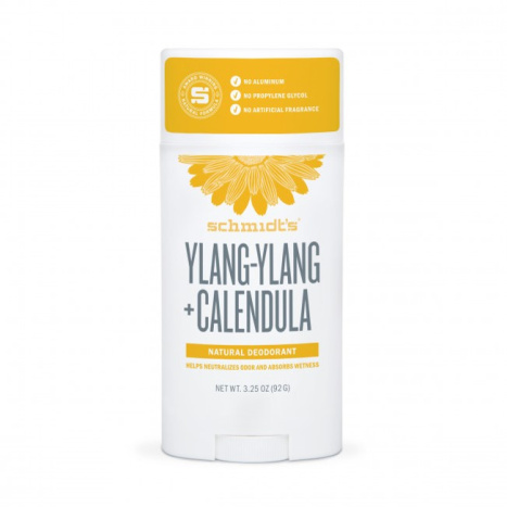 SCHMIDT'S Natural Deodorant Stick Ylang Ylang + Calendula 92g