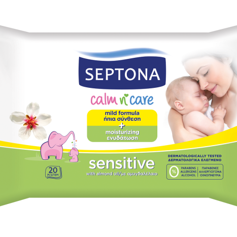 SEPTONA SENSITIVE BABY wet wipes x 20