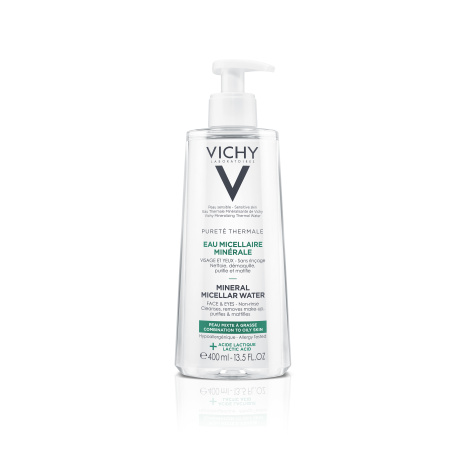 VICHY PURETE THERMALE cleansing micellar water for face mixed and oily skin 400ml