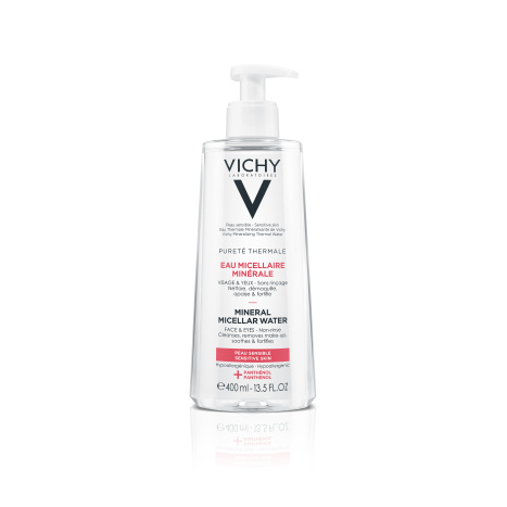 VICHY PURETE THERMALE cleansing micellar water for face sensitive skin 400ml