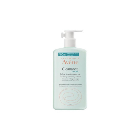 AVENE CLEANANCE HYDRA soothing wash cream designed for dry and irritated skin after medical treatment of acne 400ml