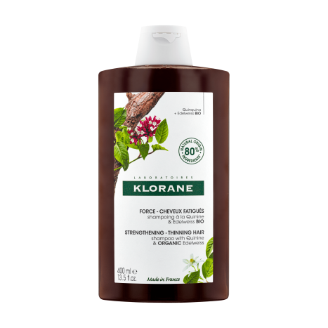 KLORANE Shampoo against hair loss with quinine and organic edelweiss 400ml
