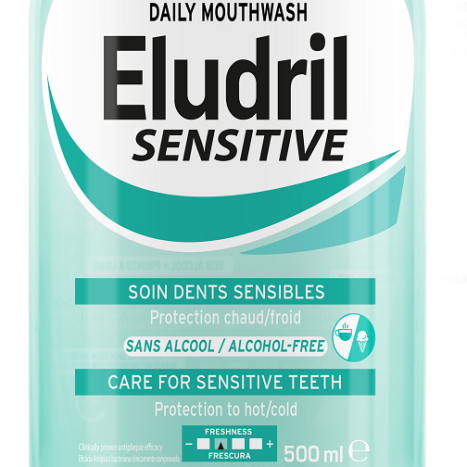 ELUDRIL SENSITIVE daily mouthwash for sensitive gums 500ml