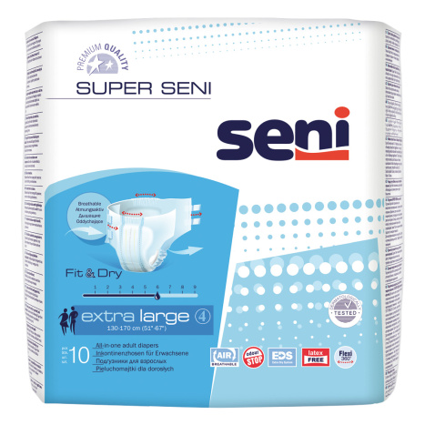 SENI SUPER EXTRA LARGE universal diapers XL x 10 1202