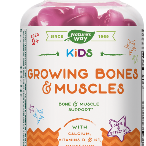 NATURES WAY KIDS GROWING BONES & MUSCLES x 60 gummies