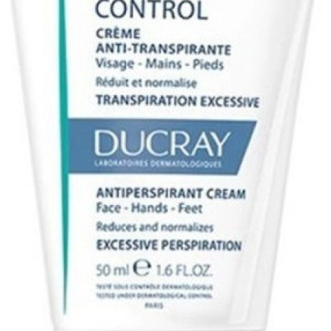 DUCRAY HIDROSIS CONTROL antiperspirant cream for face, hands and feet 50ml