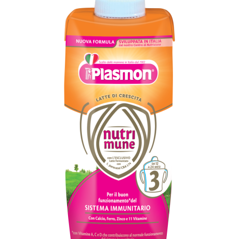 PLASMON NUTRIMUNE 3 liquid formula milk for small children 12+m 2x500ml 3109