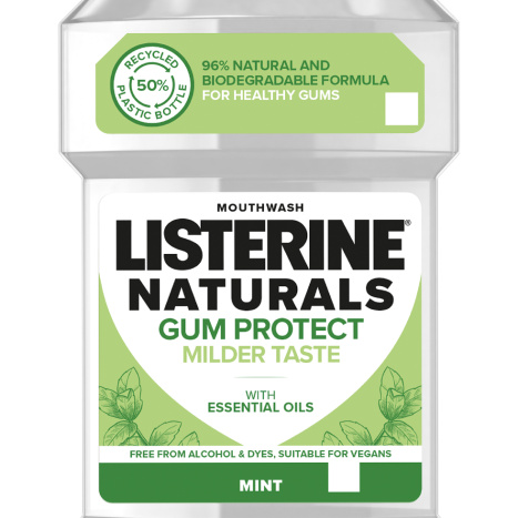 LISTERINE NATURALS GUM PROTECT mouthwash 500ml