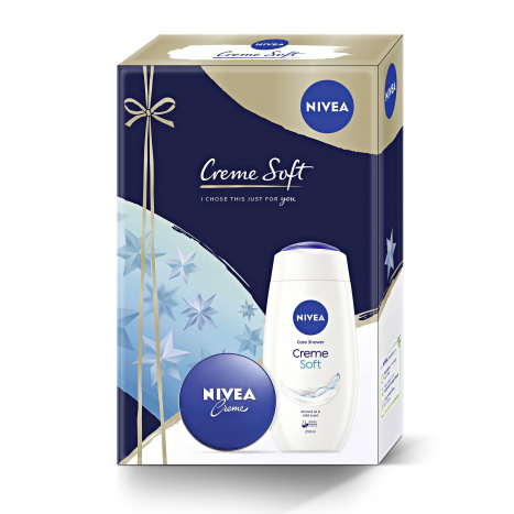 NIVEA PROMO Spray for women Fresh Natural 150ml +Shower gel Creme Soft 250ml Cream 30ml