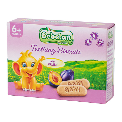 BEBELAN Biscuits for nibbling with plum 6m+ 200g