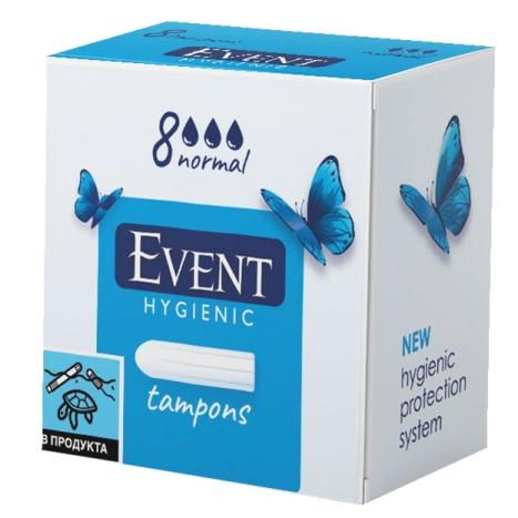 EVENT NORMAL tampons x 8