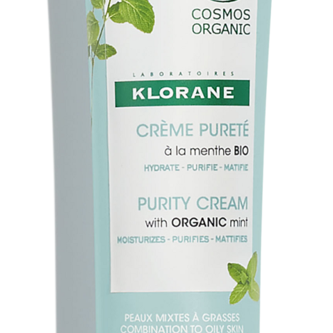 KLORANE cream for clean skin with organic water mint 40ml