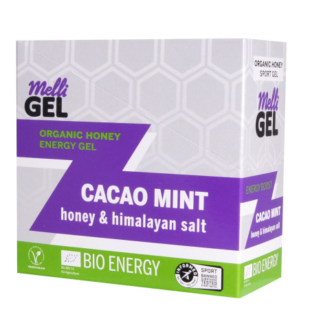 MELLIGEL Какао Минт -БИО енергиен гел x 12