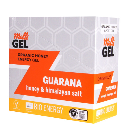 MELLIGEL Guarana - BIO energy gel x 12