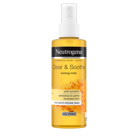NEUTROGENA CLEAR & SOOTHE toning and soothing turmeric spray 125ml