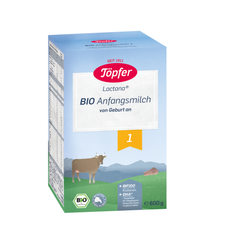 TOPFER LACTANA BIO 1 Био мляко за кърмачета 0+м 600g