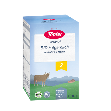 TOPFER LACTANA BIO 2 Organic transitional milk 6+m 600g