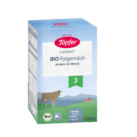 TOPFER LACTANA BIO 3 Organic transitional milk 10+m 600g