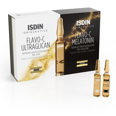 ISDIN PROMO ULTRAGLICAN Day antioxidant serum 10x2ml + MELATONIN Night restorative serum + 10x2ml
