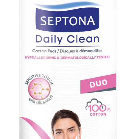 SEPTONA Double-sided makeup remover pads 70+50