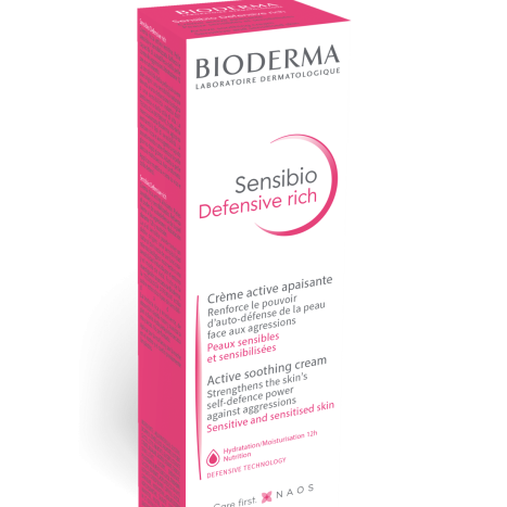 BIODERMA SENSIBIO DEFENSIVE RICH Богат Активен успокояващ крем за чувствителна и сенсибилизирана кожа 40ml