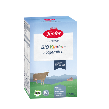 TOPFER LACTANA KINDER Organic milk for over 1 year 500g