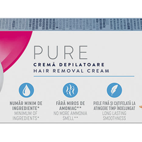VEET PURE Body depilatory cream for sensitive skin Silk & Fresh 100ml
