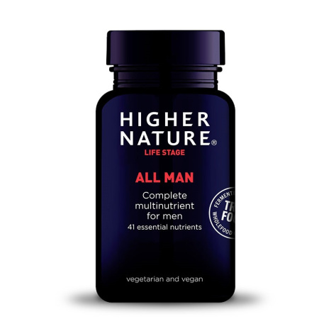 HIGHER NATURE ALL MAN мутивитамини за мъже x 30 caps