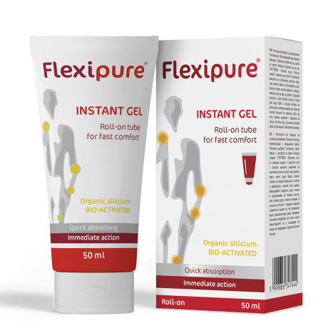 FLEXIPURE INSTANT GEL Instant pain-relieving gel with silicon 50ml