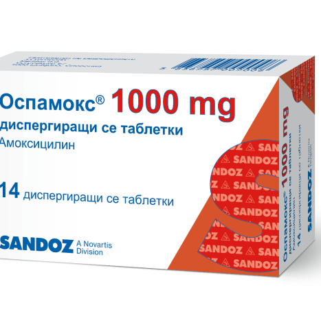 OSPAMOX QUICKTAB 1000 mg x 14 tabl